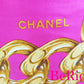 シャネル CHANEL スカーフ ピンク 系 マルチカラー カメリア ココマーク CC ロゴ シルク 絹 ストール 巻物 小物 【中古】【送料無料】bc1839