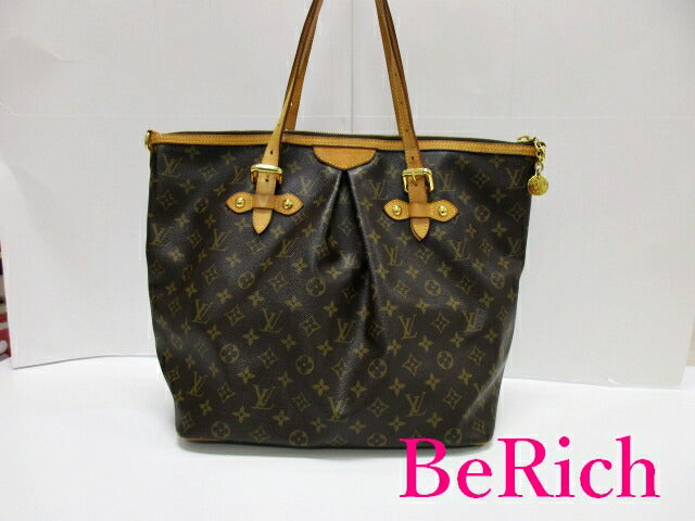 ルイ ヴィトン LOUIS VUITTON 2way トートバッグ ショルダーバッグ モノグラム パレルモGM M40146 茶 ブラウン ロゴ ハンドバッグ 肩掛け 鞄 【中古】【送料無料】 bk7514