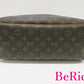 ルイ ヴィトン LOUIS VUITTON ハンドバッグ モノグラム ドーヴィル M47270 茶 ブラウン LV ロゴ PVC レザー ボストンバッグ 【中古】【送料無料】 bk8107