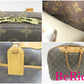 ルイ ヴィトン LOUIS VUITTON ハンドバッグ モノグラム ドーヴィル M47270 茶 ブラウン LV ロゴ PVC レザー ボストンバッグ 【中古】【送料無料】 bk8107