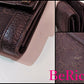グッチ GUCCI 財布 Wホック 長財布 231839 GG デニム ダーク ブラウン 茶 キャンバス レザー ボルト ロゴ 札入れ 小銭入れ 二つ折り財布 ロング ウォレット メンズ レディース 【中古】【送料無料】 bs1824