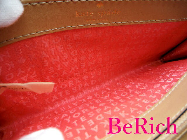 ケイトスペード kate spade 財布 ラウンドファスナー 長財布 WLRU1153 ピンク レザー ロング ウォレット 【中古】【送料無料】 bs3047