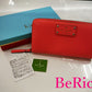 ケイトスペード kate spade 財布 ラウンドファスナー 長財布 WLRU1153 ピンク レザー ロング ウォレット 【中古】【送料無料】 bs3047