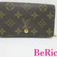 ルイ ヴィトン LOUIS VUITTON 二つ折り財布 モノグラム ポルト モネ ビエ トレゾール M61730 LV ロゴ 中財布 ミディアム コンパクト ウォレット 【中古】【送料無料】 bs3100
