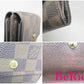 ルイ ヴィトン LOUIS VUITTON Wホック 二つ折り財布 N61652 ダミエ ポルト モネ ビエ カルト クレディ エベヌ 茶 PVC レザー LV ロゴ コンパクト ウォレット  【中古】【送料無料】 bs3212
