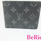 ルイヴィトン LOUIS VUITTON ポルトフォイユ ミュルティブル 二つ折り 財布 モノグラム エクリプス M61695 グレー コンパクト ウォレット メンズ レディース 【中古】【送料無料】 bs3234