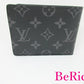 美品 ルイヴィトン LOUIS VUITTON ポルトフォイユ スレンダー 二つ折り 財布 モノグラム エクリプス M62294 グレー コンパクト ウォレット 小銭入れなし メンズ レディース 【中古】【送料無料】 bs3295