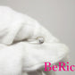 鑑別書付 真珠 パール 6.95 - 6.96 mm 珠 ネックレス イヤリング セット K14 WG 14金 585 SILVER シルバー SV 宝石 ジュエリー アクセサリー パーティ フォーマル 【中古】【送料無料】dgs2407