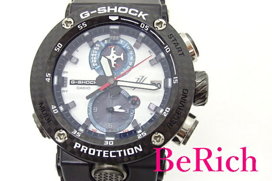 美品 カシオ CASIO G-SHOCK グラビティ マスター メンズ 腕時計 GWR-B1000HJ-1AJR ブラック 黒 文字盤 カーボン 樹脂 ブレス ソーラー クォーツ QZ ウォッチ 【中古】【送料無料】ht4044