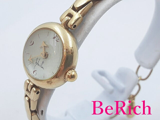 シビラ Sybilla レディース 腕時計 Y150-0030 白 ホワイト 文字盤 SS