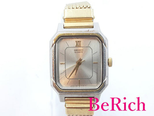 セイコー SEIKO レディース 腕時計 1221-5060 グレー 文字盤 SS GP ブレス アナログ クォーツ ウォッチ  【中古】【送料無料】 ht4745