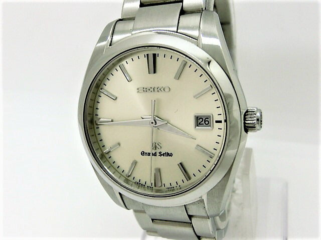 グランド セイコー Grand Seiko 9F62-0AB0 メンズ 腕時計 デイト 100M 防水 シルバー 文字盤 SS ブレス クォーツ QZ ウォッチ GS ヘリテージ Heritage Collection 【中古】【送料無料】 sb586