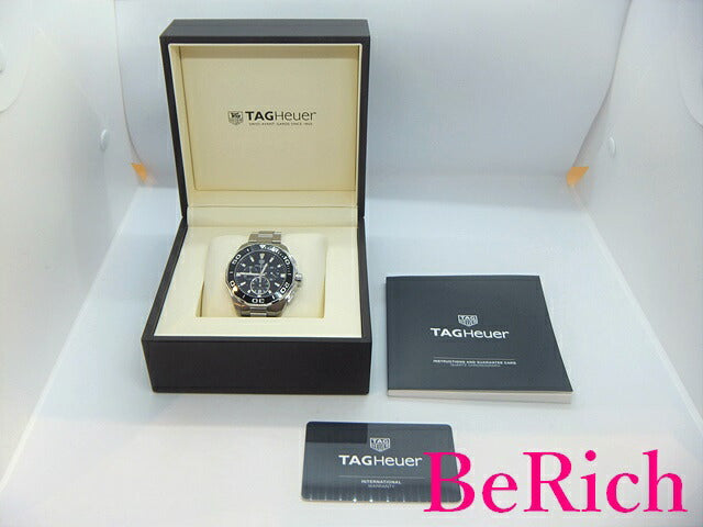 美品 タグ ホイヤー TAG HEUER アクアレーサー クロノグラフ デイト CAY111A.BA0927 メンズ 腕時計 300M防水 – Be  Rich公式オンラインストア