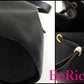 ニナリッチ NINA RICCI 巾着 ワン ショルダーバッグ ブラック 黒 レザー ロゴ ハンドバッグ 肩掛け 鞄  【中古】【送料無料】 sh1286
