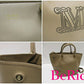 マックス マーラ Max Mara 2way ハンドバッグ ショルダーバッグ キャメル カーフ レザー パンチング ロゴ トートバッグ 鞄  【中古】【送料無料】 sh1492